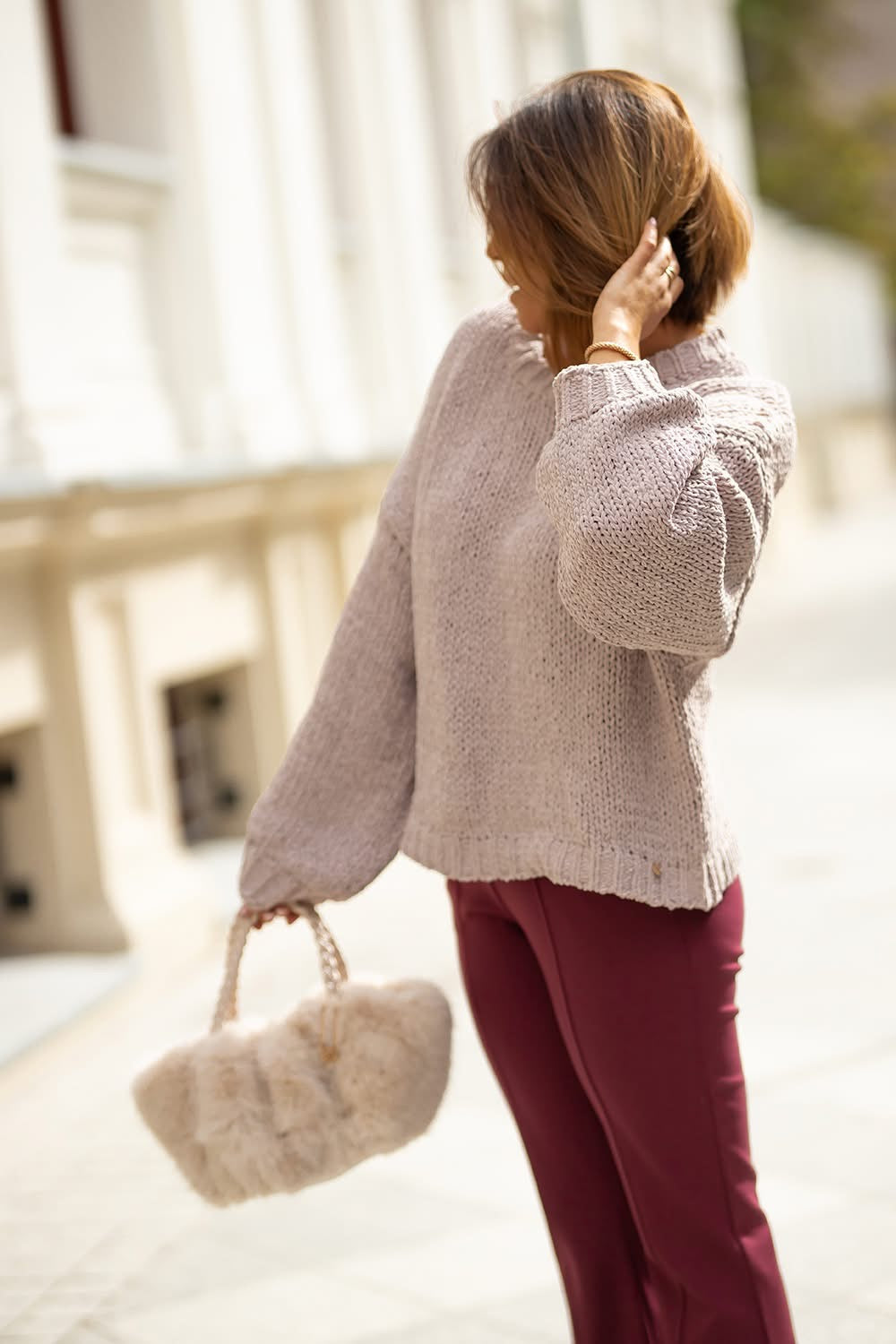 Sweter Dziergany Bastet