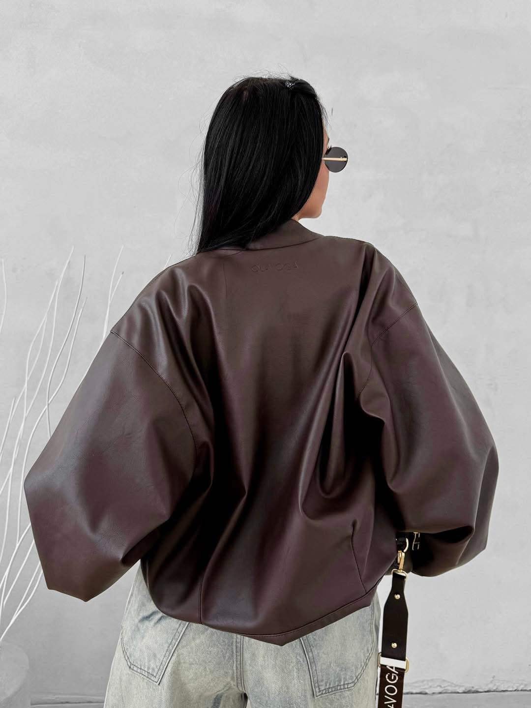 Skórzana Kurtka Olavoga SOFT SHADOW